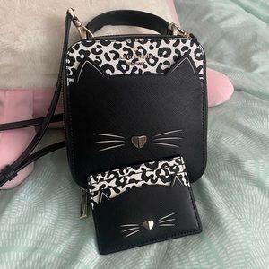 Kate Spade Cat Purse with Card Holder